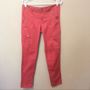 Jolt Ankle Length Rust Pants
